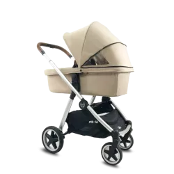 Cochecito duo Arrue OBE con plastico de lluvia