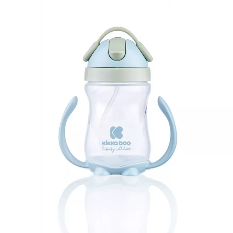 Taza de aprendizaje Kikka Boo con pajita 300ml