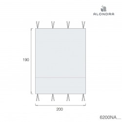 Toldo textil Alondra para cama Montessori HOMY XL de 90x200 cm | crioh.com