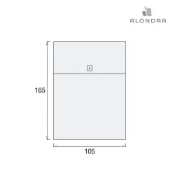 Edredão para berço Alondra com enchimento 70x140 cm | crioh.com