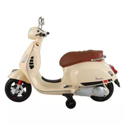Moto eléctrica Qplay Vespa Blanca