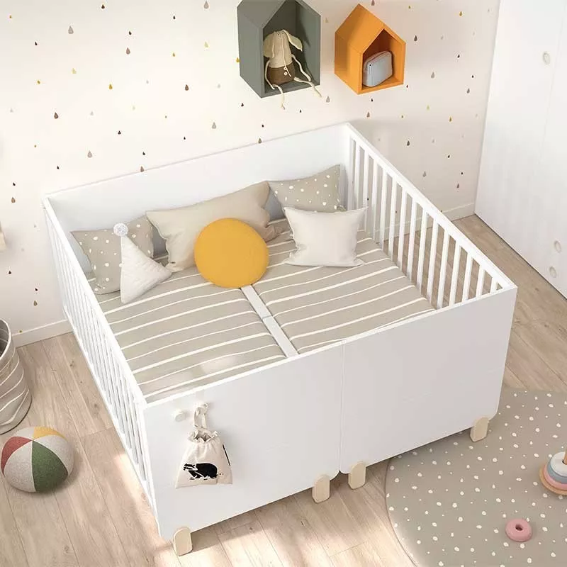 Cuna Convertible Ros MIni GEMELAR DUO PLUS