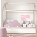 Cama Ros Mini CASITA NIDO 190x90 con cama inferior
