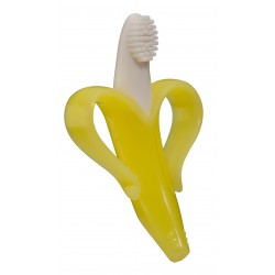 Cepillo Dental Iniciación Silicona Baby Banana