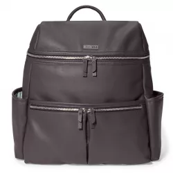 Bolso Mochila Skip Hop Flatiron Raisin