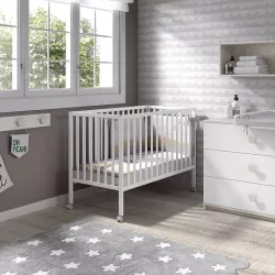 Cuna Ros Mini PLAY 120X60 con ruedas