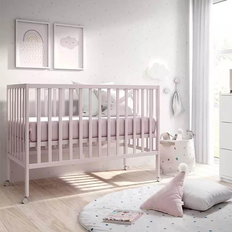 Cuna Ros Mini PLAY 120X60 con ruedas