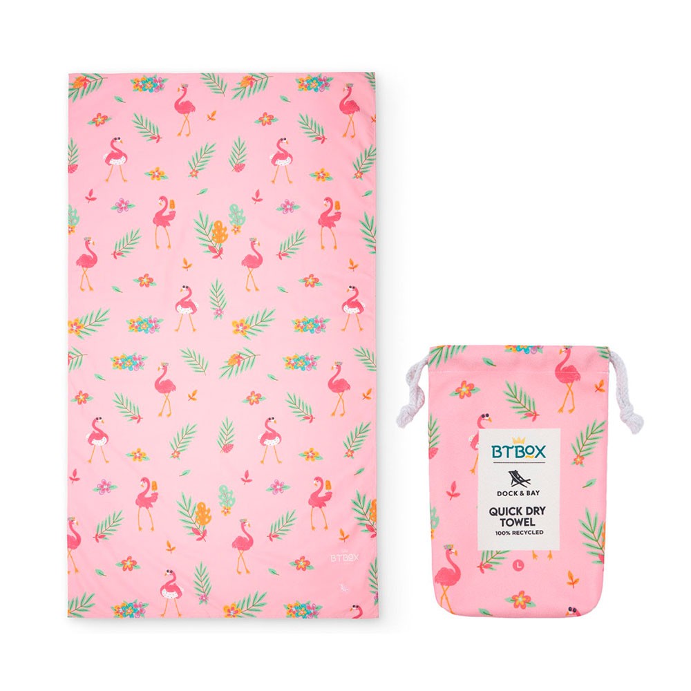 Toalla Dock & Bay by Btbox Flamingos L