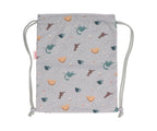Mochila Tutete Saco Tela Dinos World Personalizable