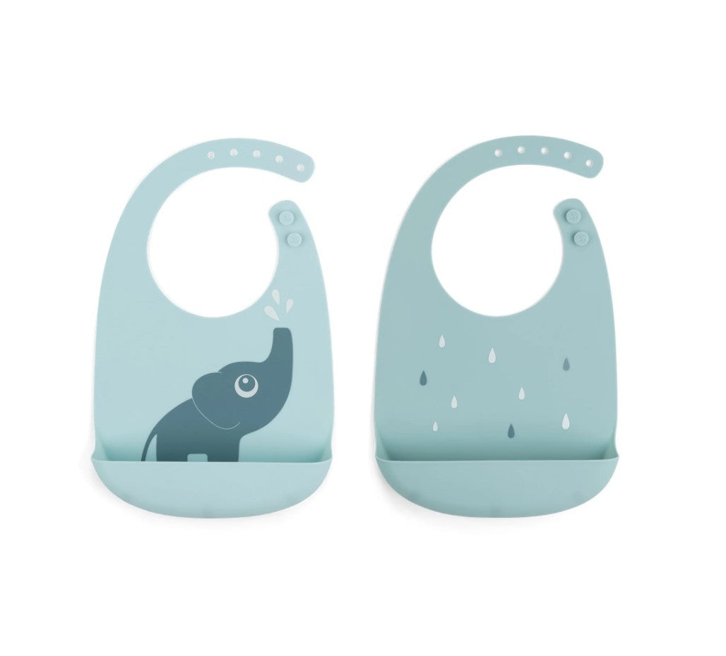 Pack 2 baberos de silicona Done By Deer Elphee