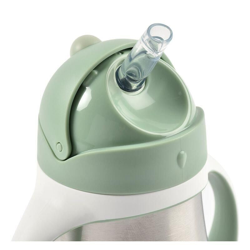 Taza de aprendizaje con pajita y cantimplora inoxidable Beaba 250ML