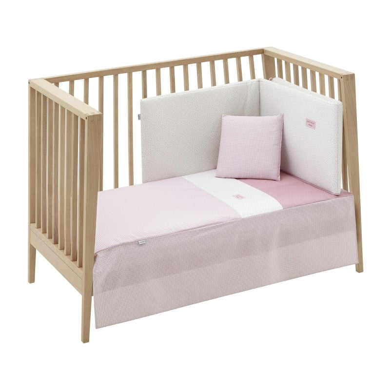 Colcha y Protector Cuna Cambrass Vichy 10