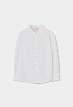 Camisa Boboli en lino con manga larga