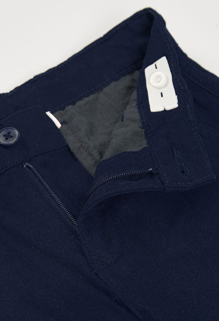 Bermudas Boboli en lino