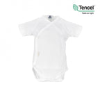 Body Cambrass Recien Nacido M.Corta Tencel Blanco