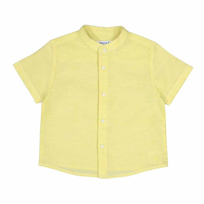 Camisa Mayoral manga corta cuello mao lino