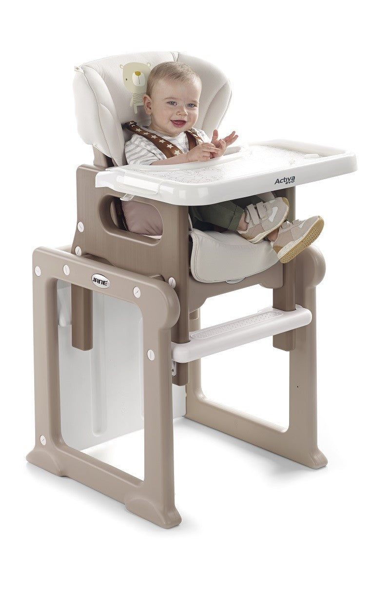 Trona Jane Activa EVO convertible en mesa y silla