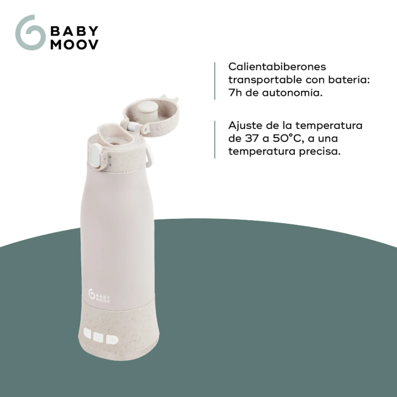 Calientabiberones Babymoov Moov & Feed portátil con bateria