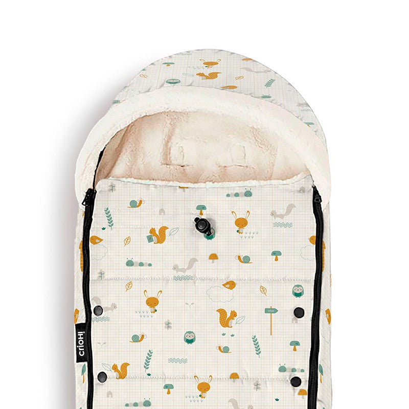 Saco para silla paseo ligera y gemelar Ardillas