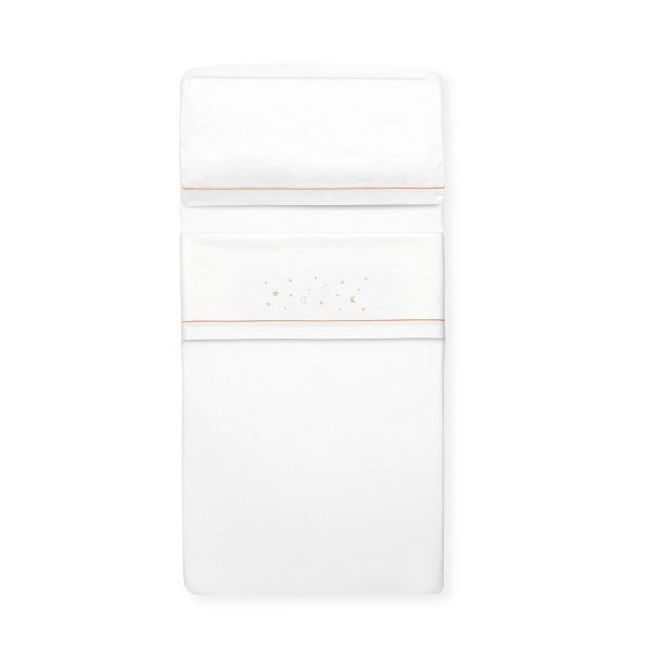 Triptico Cuna Estrellas  Luna+ Broche  Interbaby