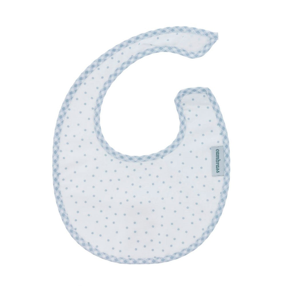 Babero Redondo Cambras con Velcro Vichy10