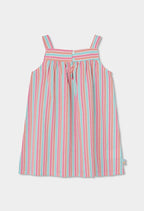 Vestido Boboli popelín listado