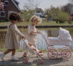 Cochecito de muñeca Little Dutch Flores rosa Personalizable