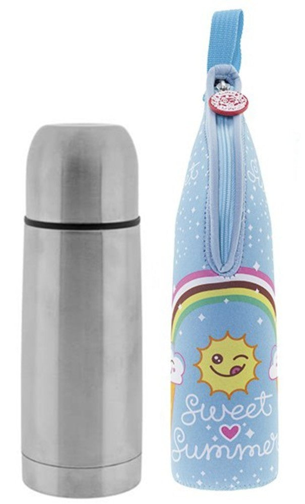 Termo líquido inox. 0,50L + funda katuki by Laken