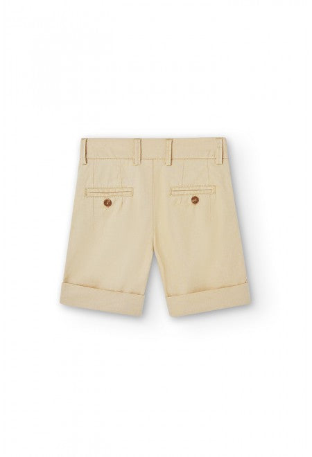 Bermudas Boboli satén elástico