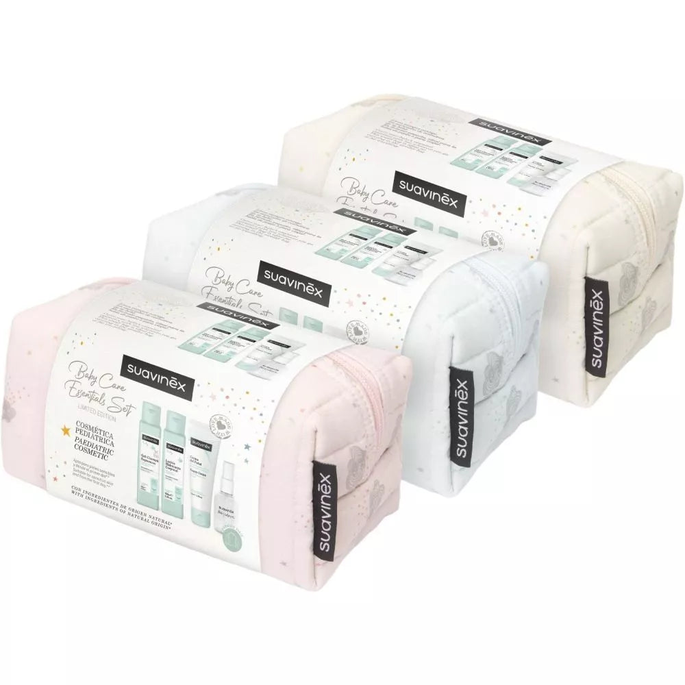 Neceser Birdies Suavinex con 4 productos de cosmética