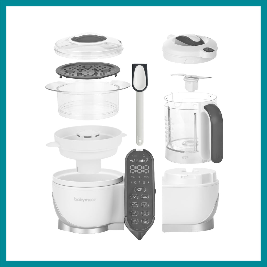 Robot de cocina Babymoov Nutribaby (+) batidora y vaporera
