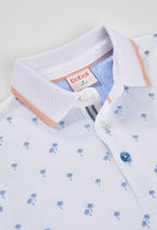 Polo Boboli piqué estampado