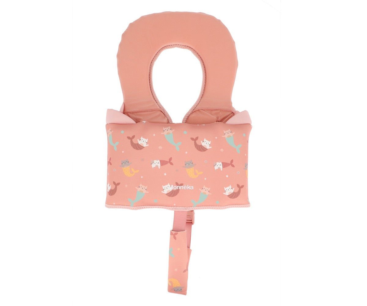 Chaleco Flotador Aprendizaje Monnëka Mermaid Cats 1-2 Años