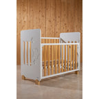 Cuna colecho Interbaby STAR NATURE incluye ruedas y patas natural