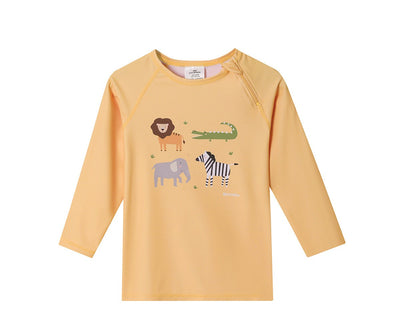T-shirt de proteção solar Monnëka Manga comprida Animais selvagens