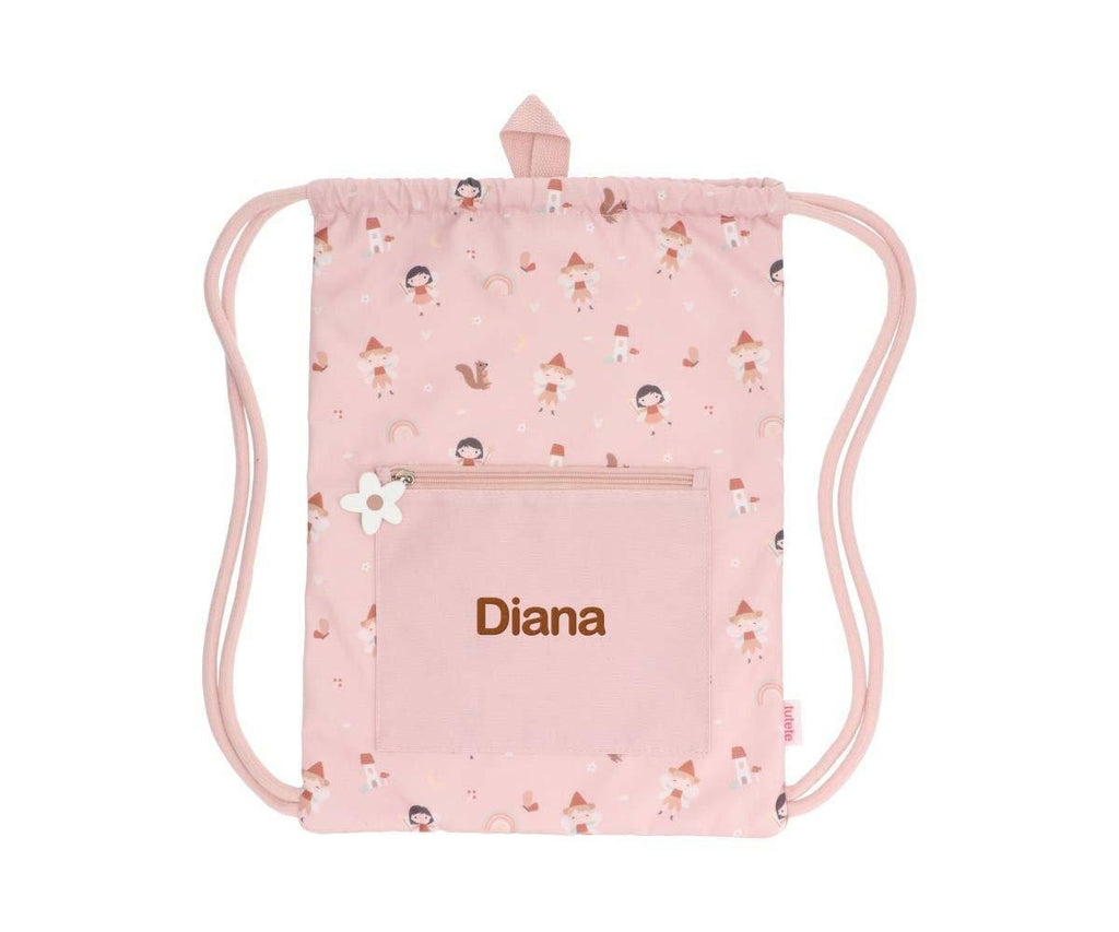 Mochila Saco Impermeable Tutete Wild Faries Personalizable