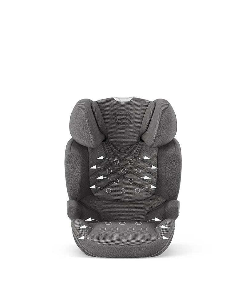 Silla auto Cybex SOLUTION T i-Fix PLUS tejido tecnico transpirable
