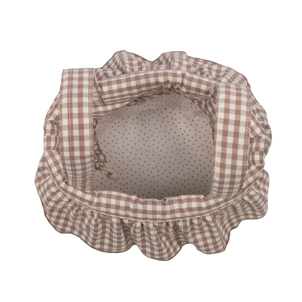 Bolso Bucket Walking Mum Praliné Vichy