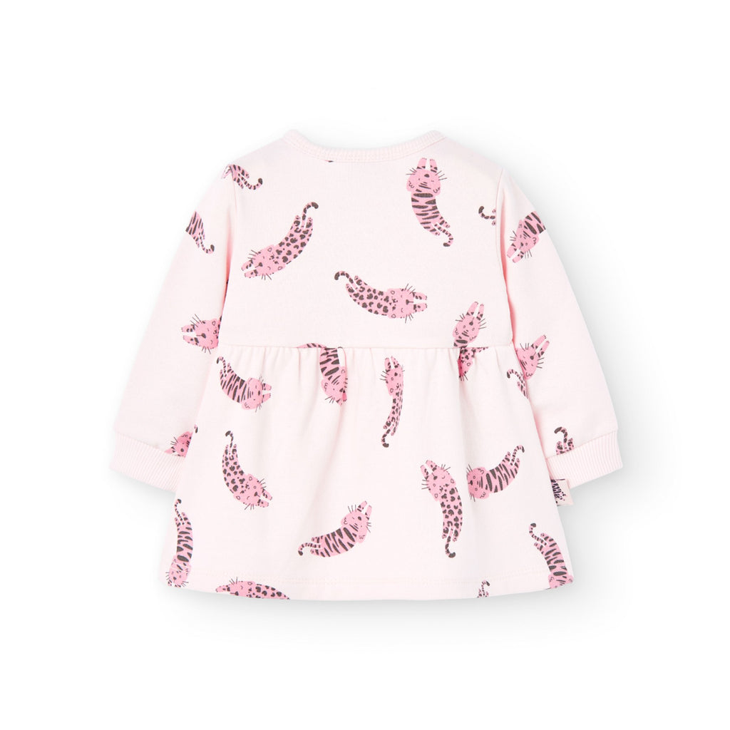 Vestido felpa Boboli felinos