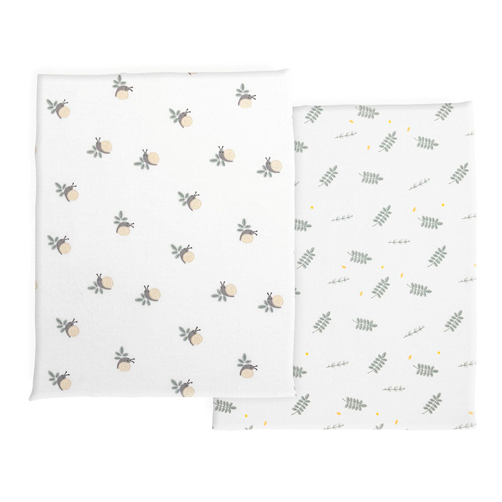 Conjunto de 2 lençóis Chicco Next2Me Twins 44x76cm