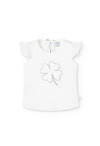 Camiseta Boboli punto combinada
