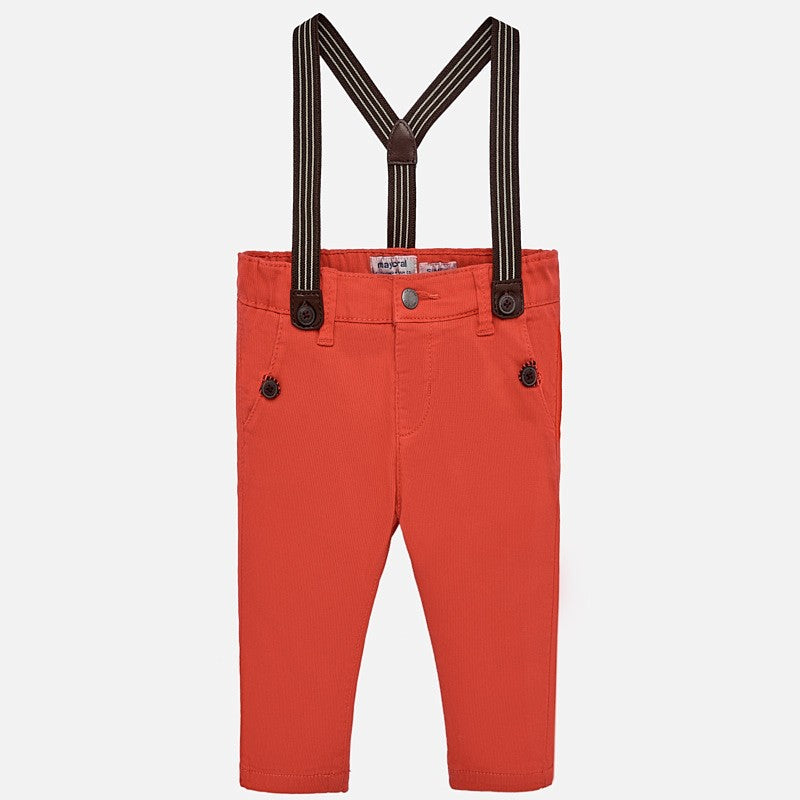 Pantalon chino Mayoral pique tirantes