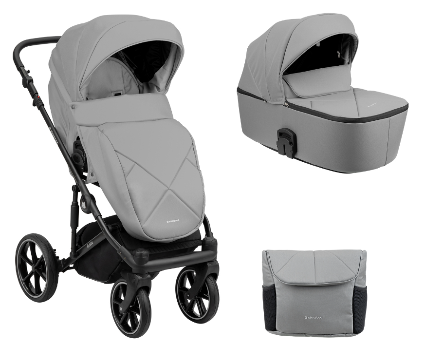 Cochecito Duo Kikkaboo AMANI con bolso