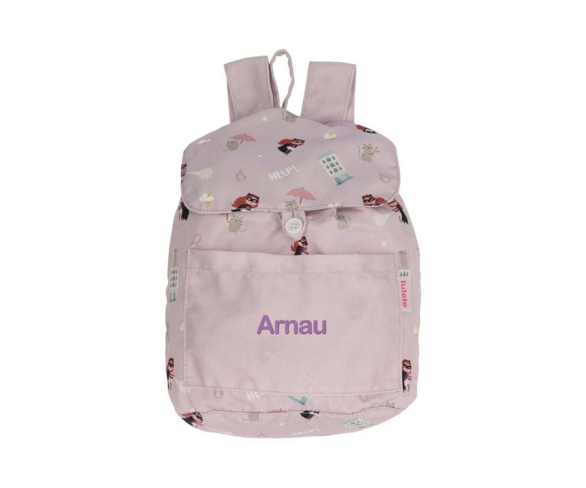 Mochila Pequeña Tela Tutete Fantastic Girl Personalizable