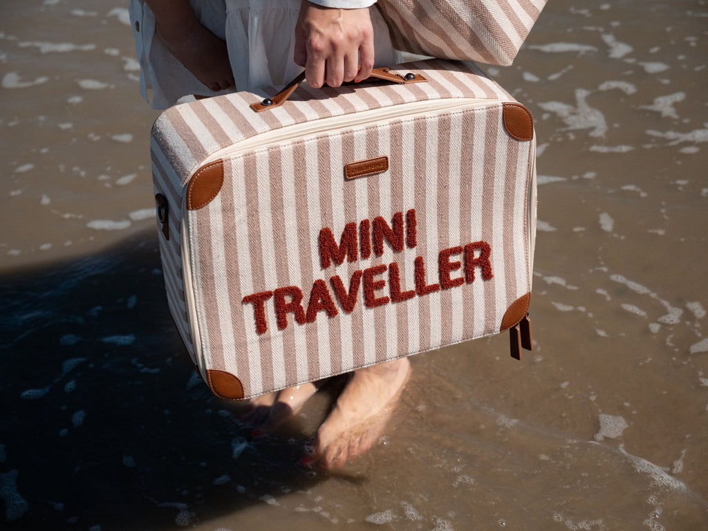 Maleta para niños Childhome Mini Traveller Rayas
