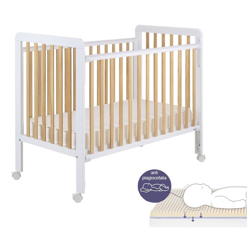 Cuna Ikid Bari 120x60 con colchon Opcional