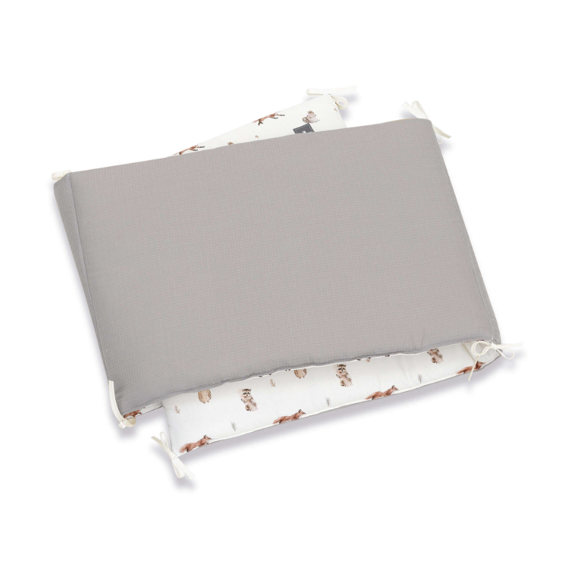 Protector Cuna-Cama Alondra 70x140 cm estampado Bosque Taiga