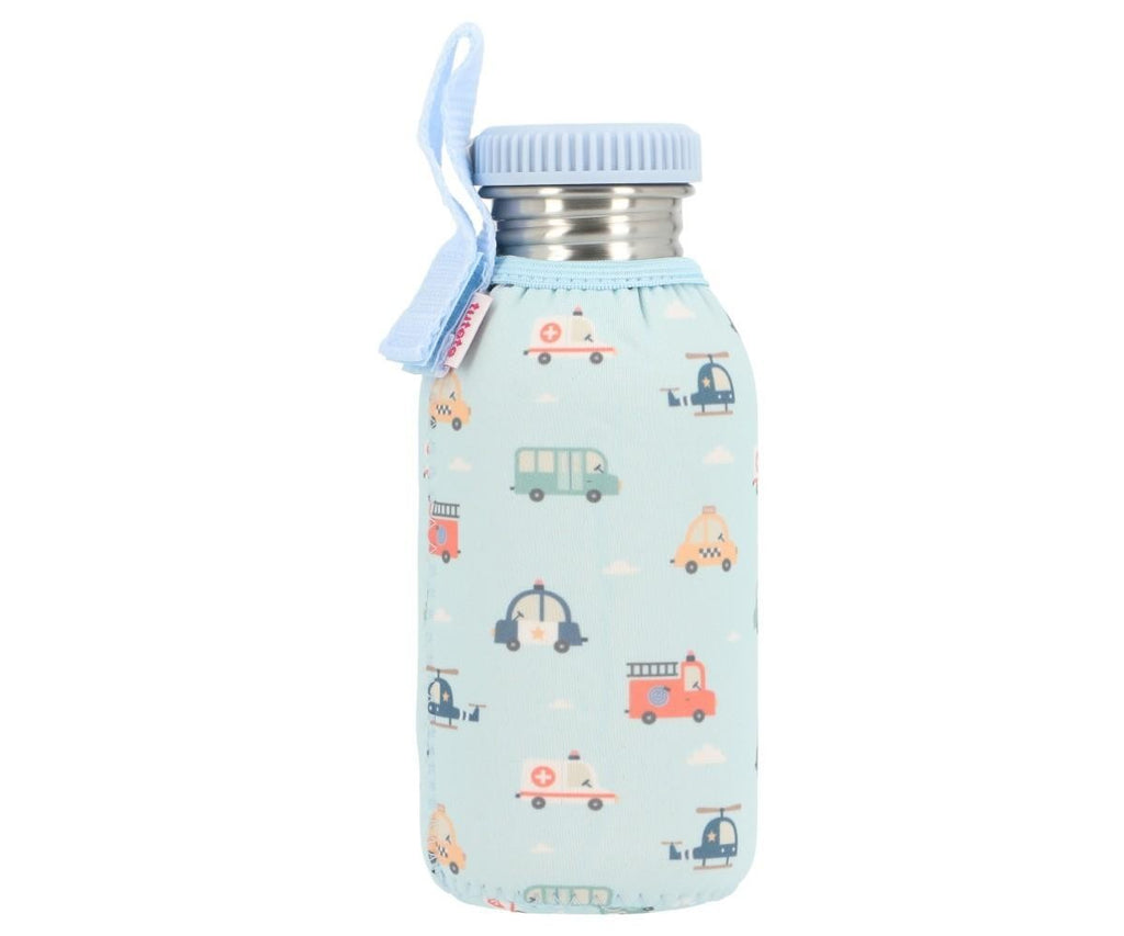 Botella Acero con Funda 500ml Tutete City Cars Personalizable