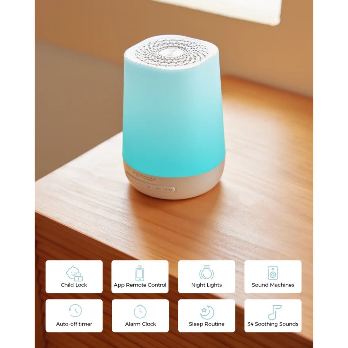 Máquina de sonido blanco Momcozy