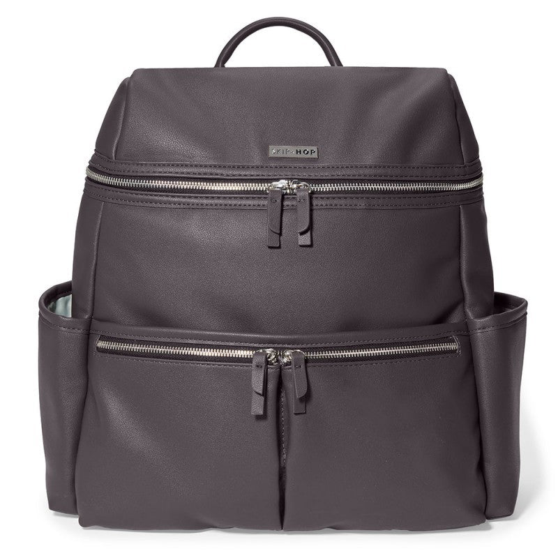 Bolso Mochila Skip Hop Flatiron Raisin